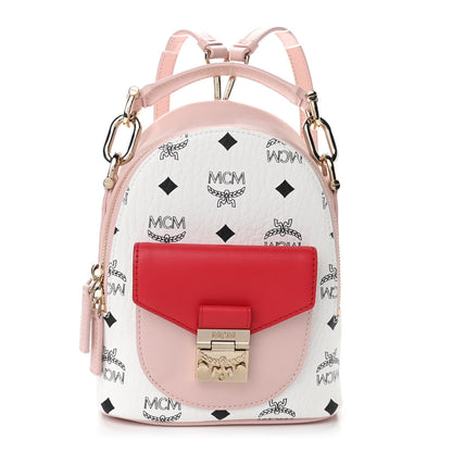 MCM Vistetos X-Mini Patricia Backpack Block Pink 1 of 9