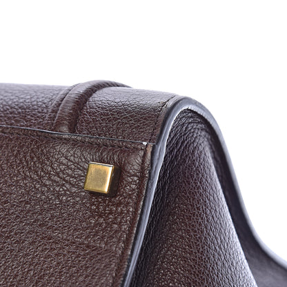 Celine Shiny Grained Calfskin Medium Phantom Luggage Brown 20 of 21