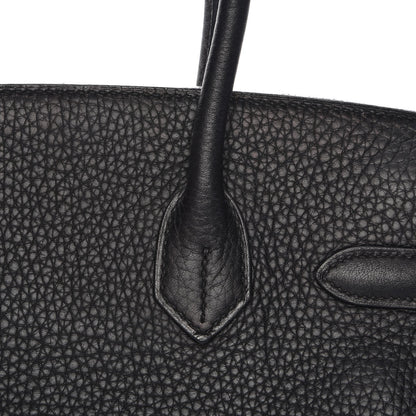 Hermes Taurillon Clemence Birkin 30 Black 28 of 29