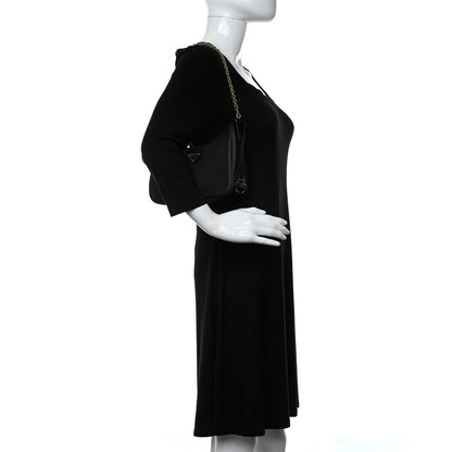 Prada Saffiano Lux Re-Edition 2005 Shoulder Bag Black 2 of 10