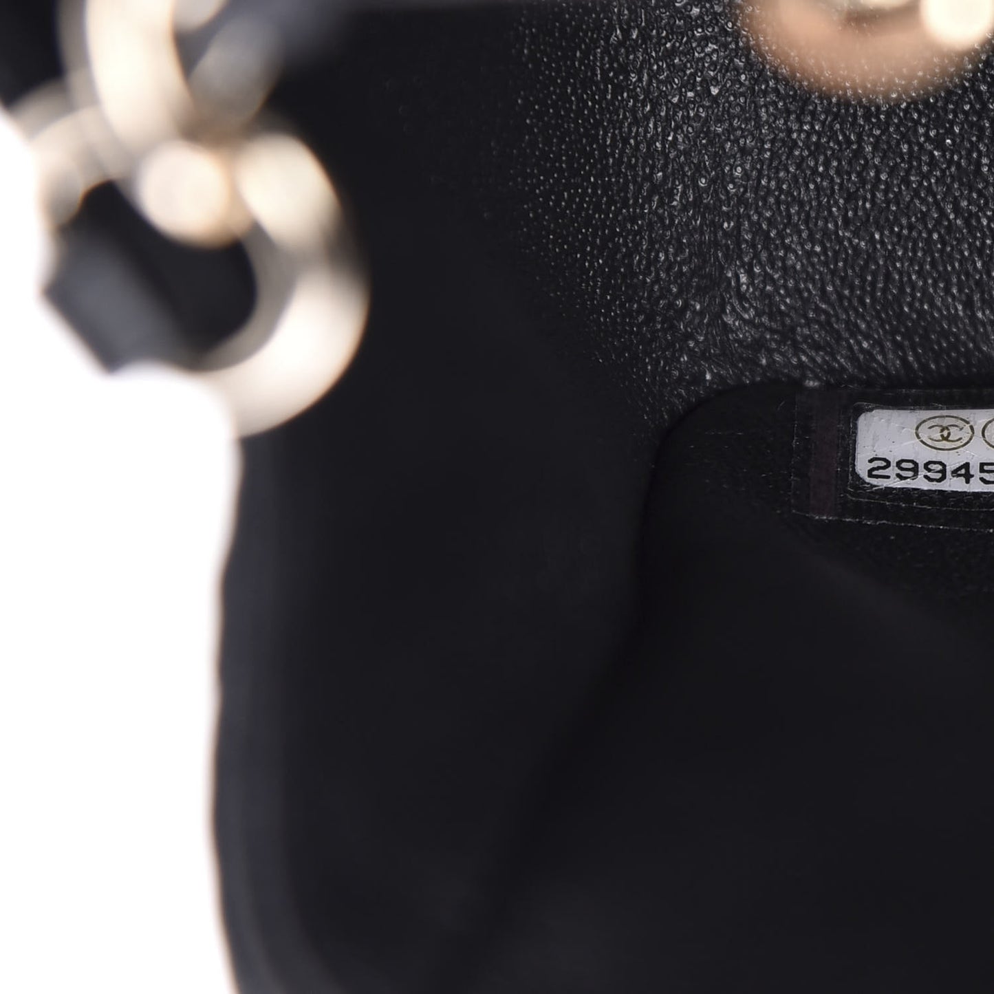 Lambskin Quilted Mini Rectangular Flap Black