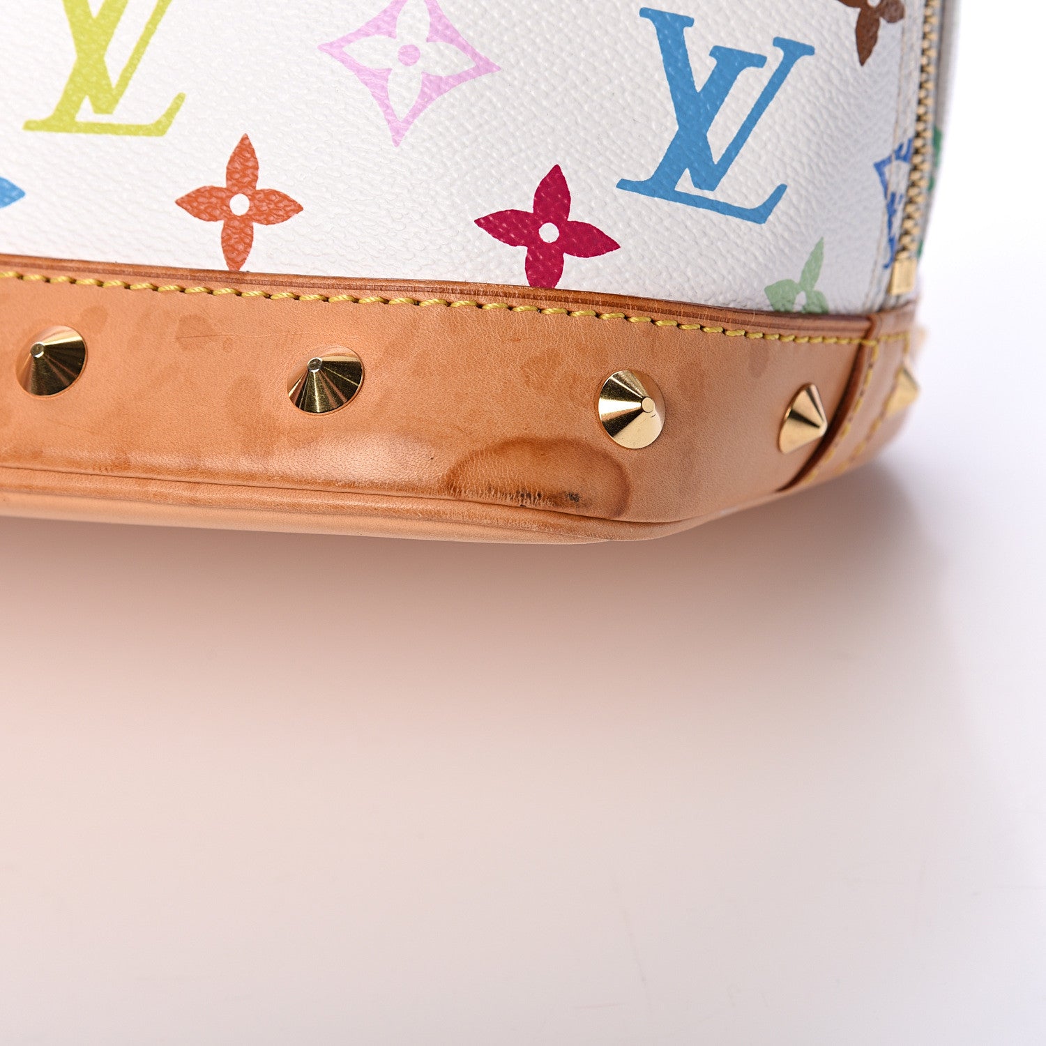 Louis Vuitton Monogram Multicolor Alma White 13 of 16