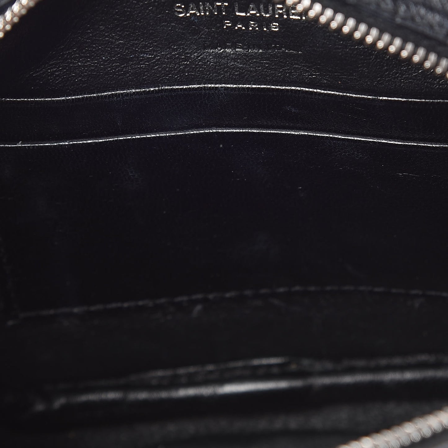 Calfskin Crocodile Embossed Monogram Blogger Bag Black