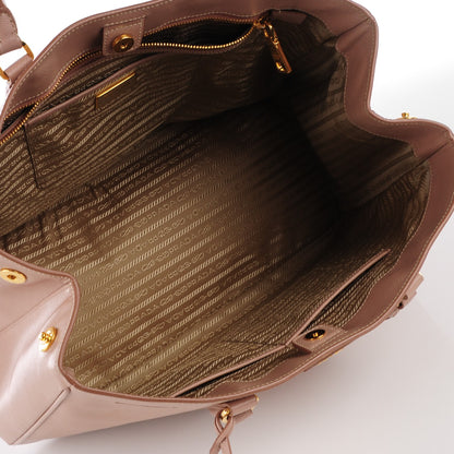 Prada Saffiano Lux Large Tote Cammeo 5 of 10