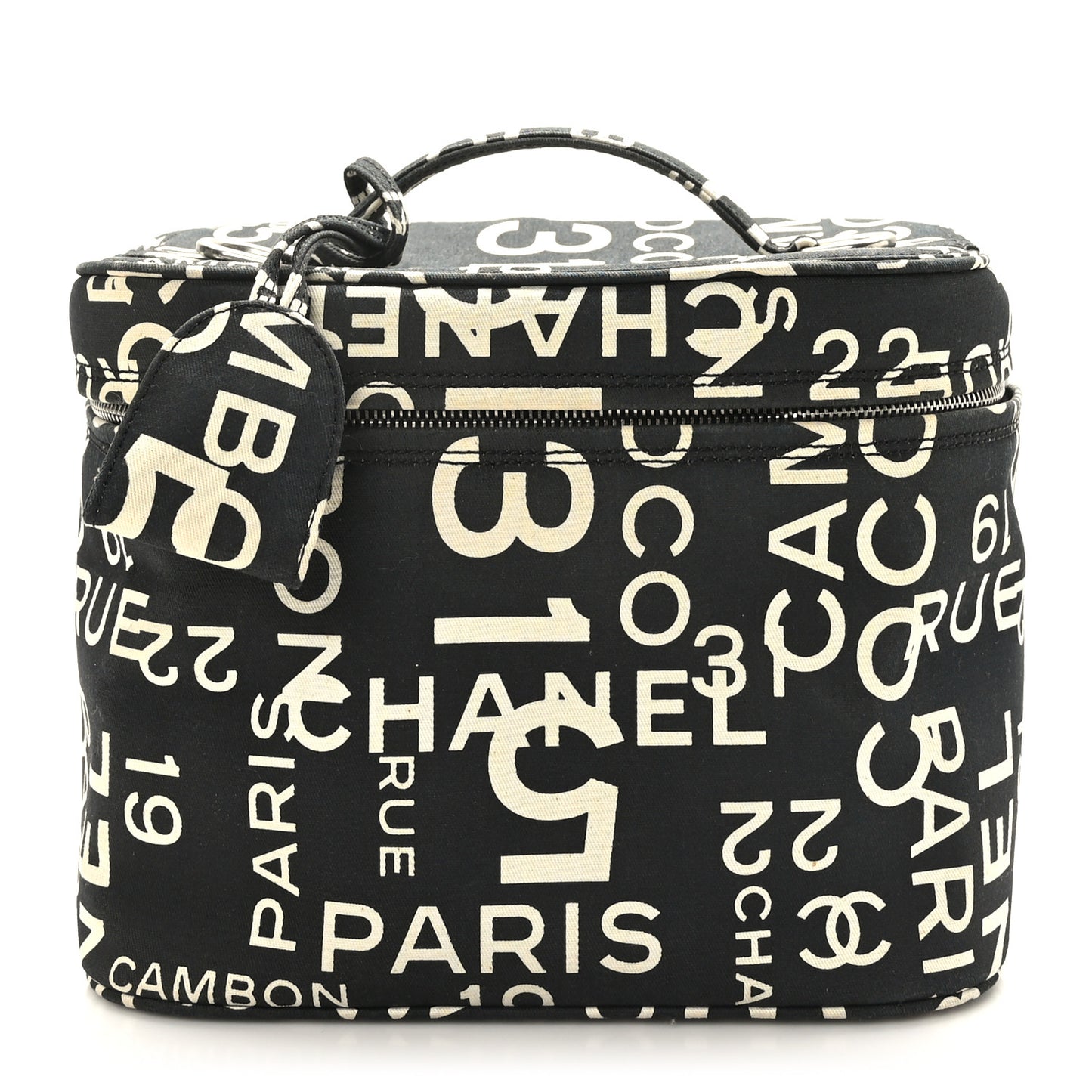 Canvas 31 Rue Cambon Vanity Cosmetic Case Black