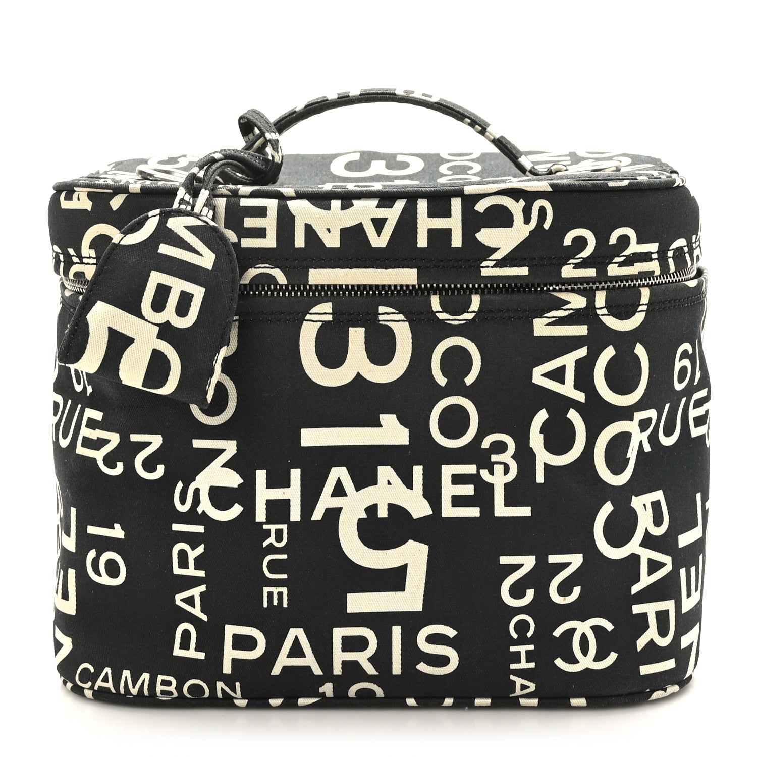 Chanel Canvas 31 Rue Cambon Vanity Cosmetic Case Black 1 of 11