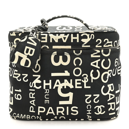Chanel Canvas 31 Rue Cambon Vanity Cosmetic Case Black 1 of 11