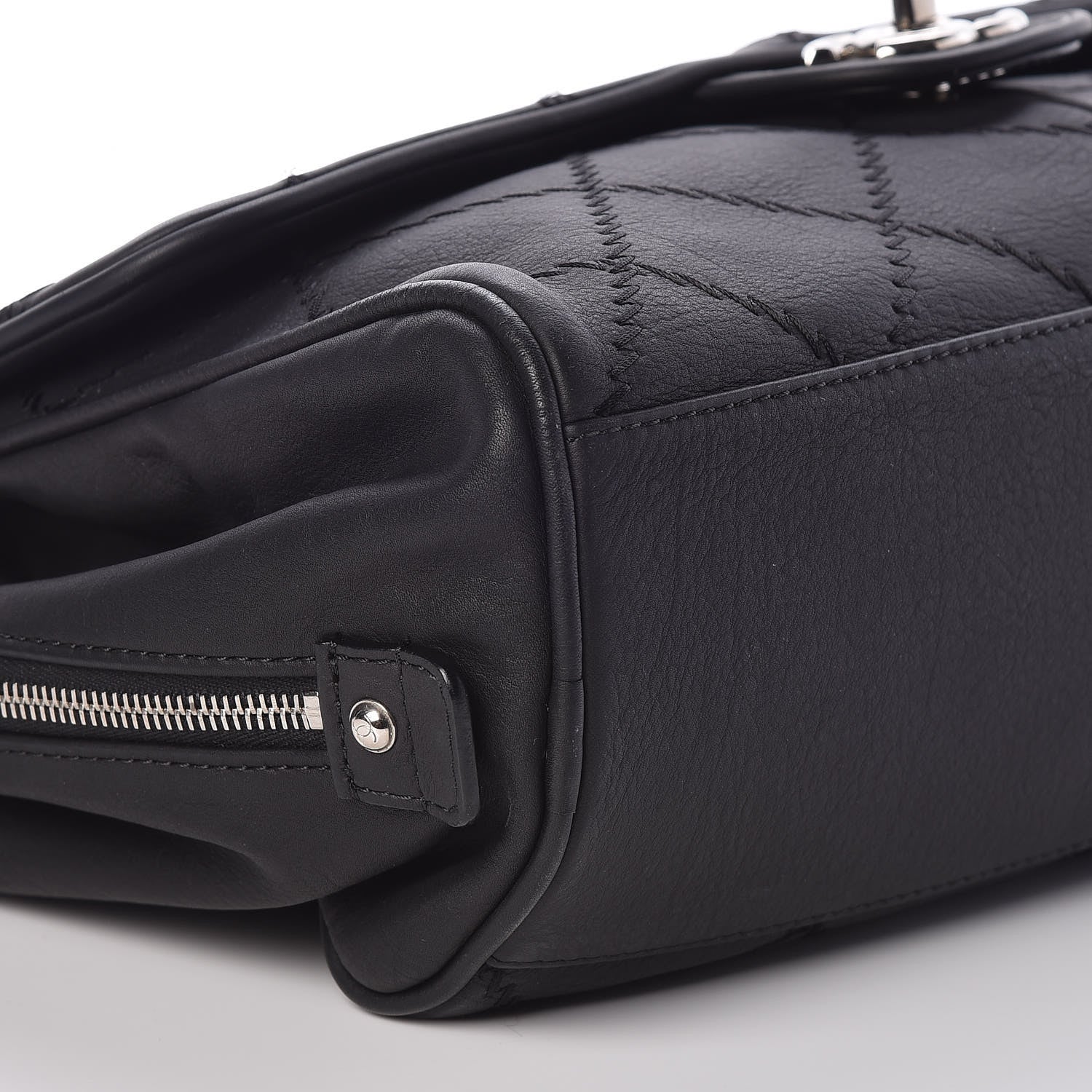 Chanel Calfskin Large Darjeeling Flap Black 8 of 9