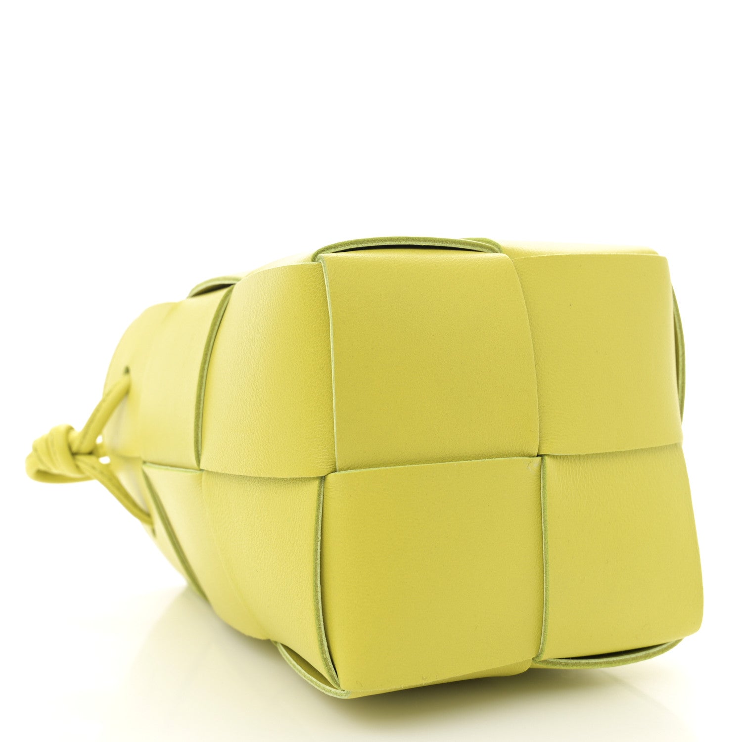 Bottega Veneta Nappa Maxi Intrecciato Mini Cassette Bucket Bag Kiwi 4 of 9