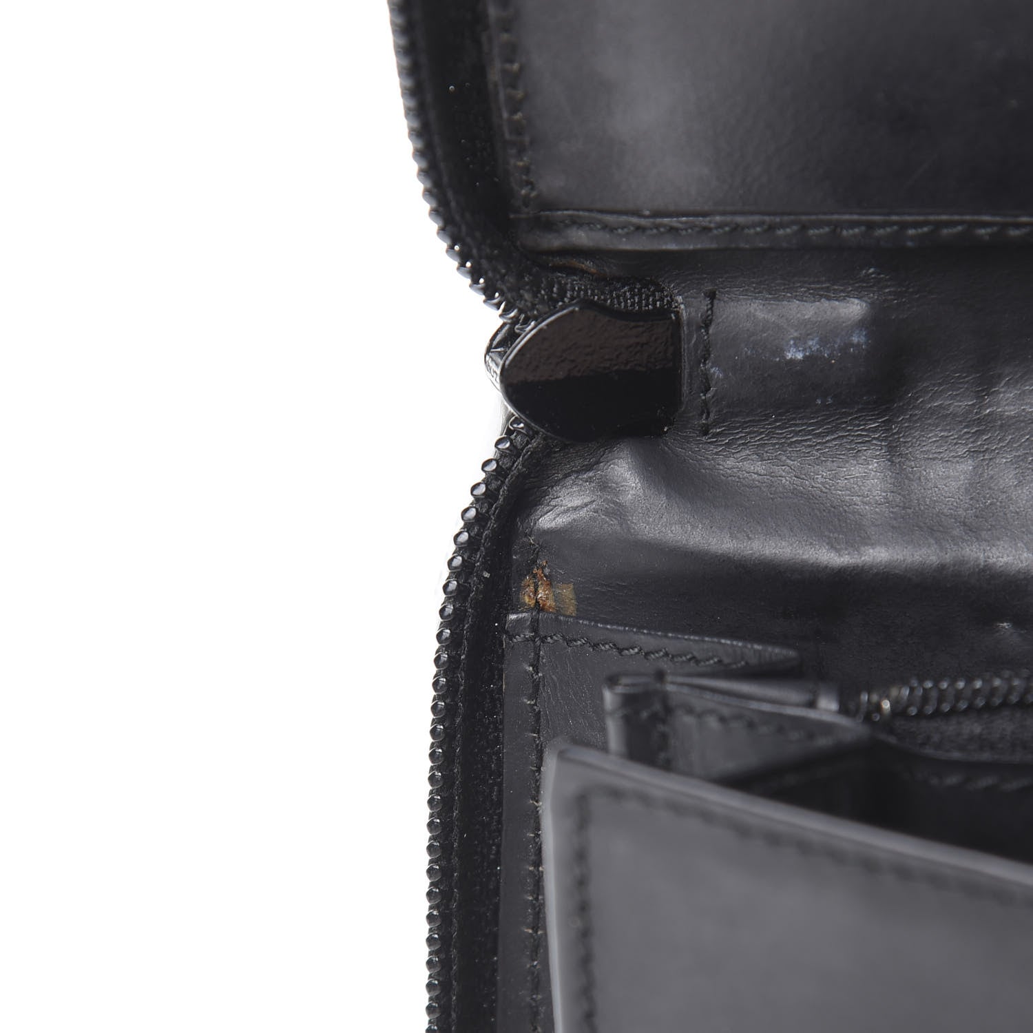 Gucci Monogram Zip Around Wallet Black 9 of 10