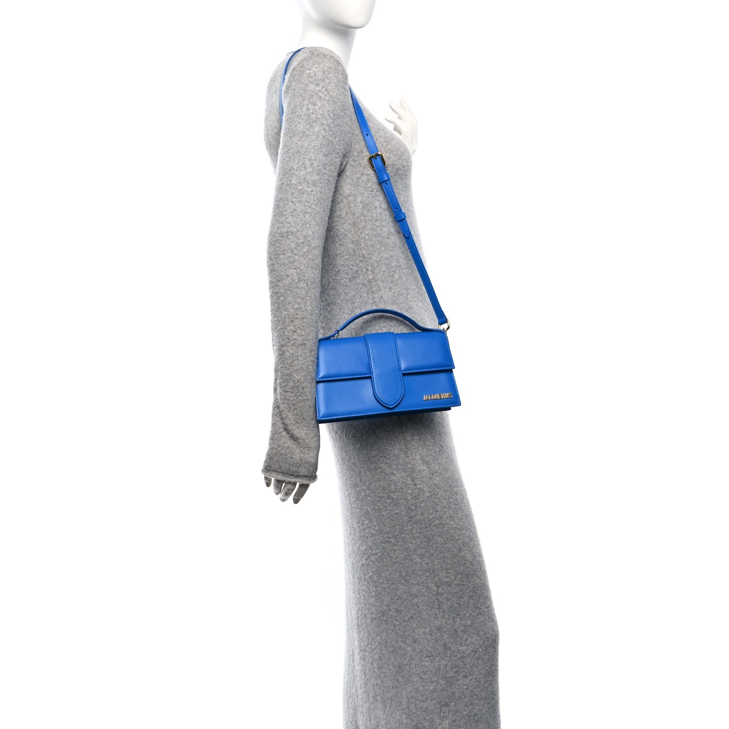 Jacquemus Smooth Calfskin Le Grand Bambino Blue 2 of 9