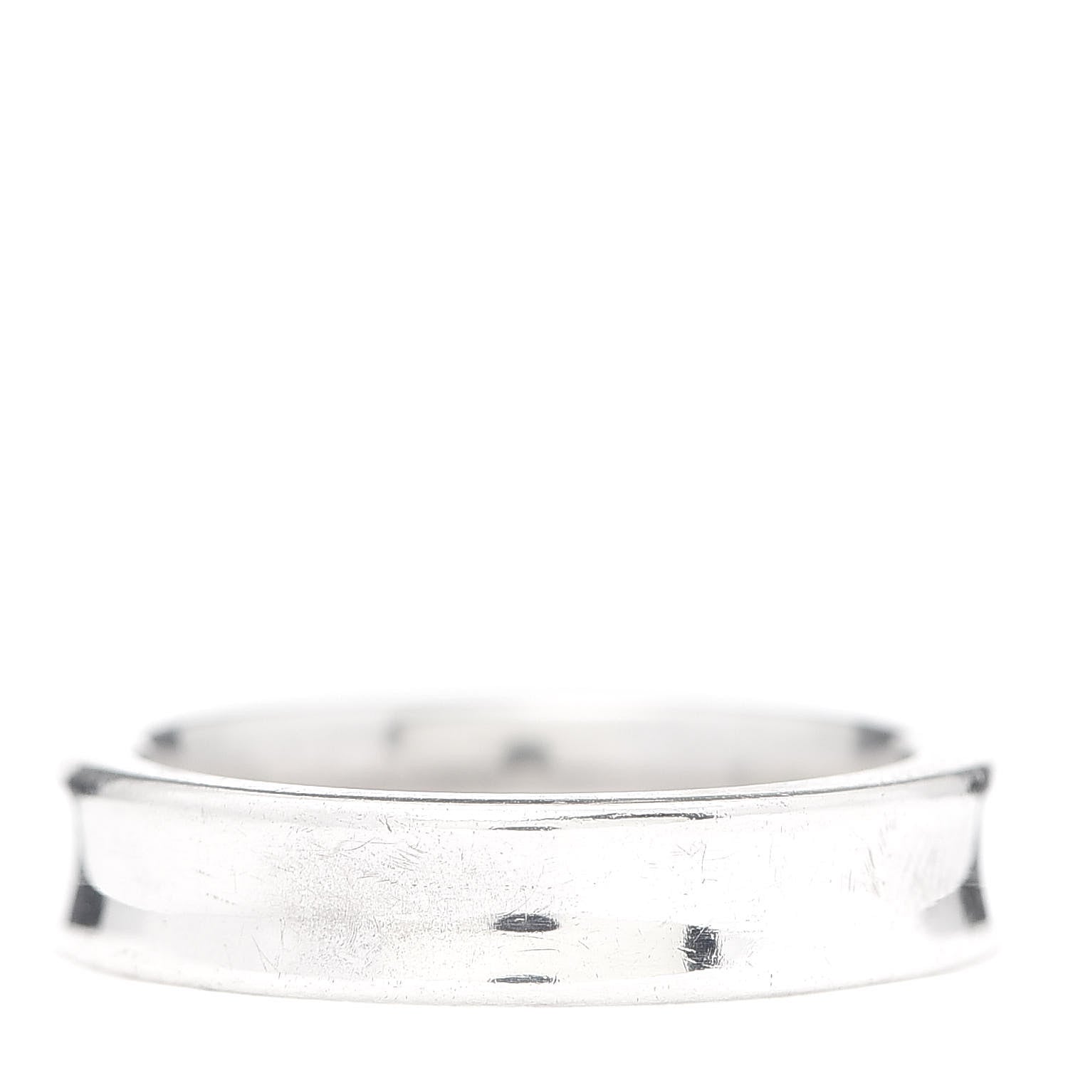 Tiffany Sterling Silver Narrow 1837 Band Ring 46 3.75 3 of 6