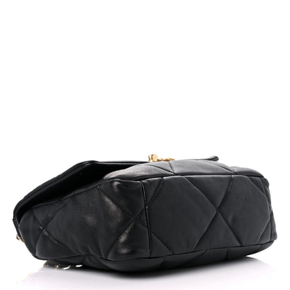 Chanel Lambskin Quilted Medium Chanel 19 Flap Black 4 of 14