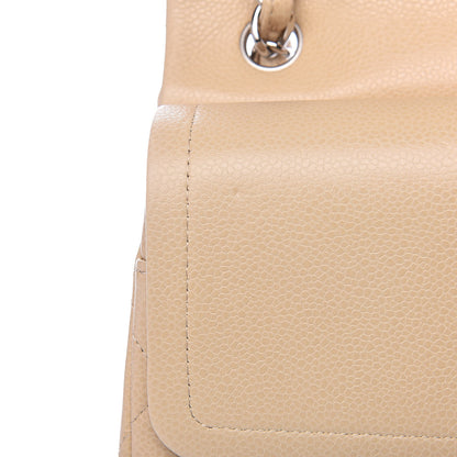Chanel Caviar Quilted Jumbo Double Flap Beige Clair 11 of 12