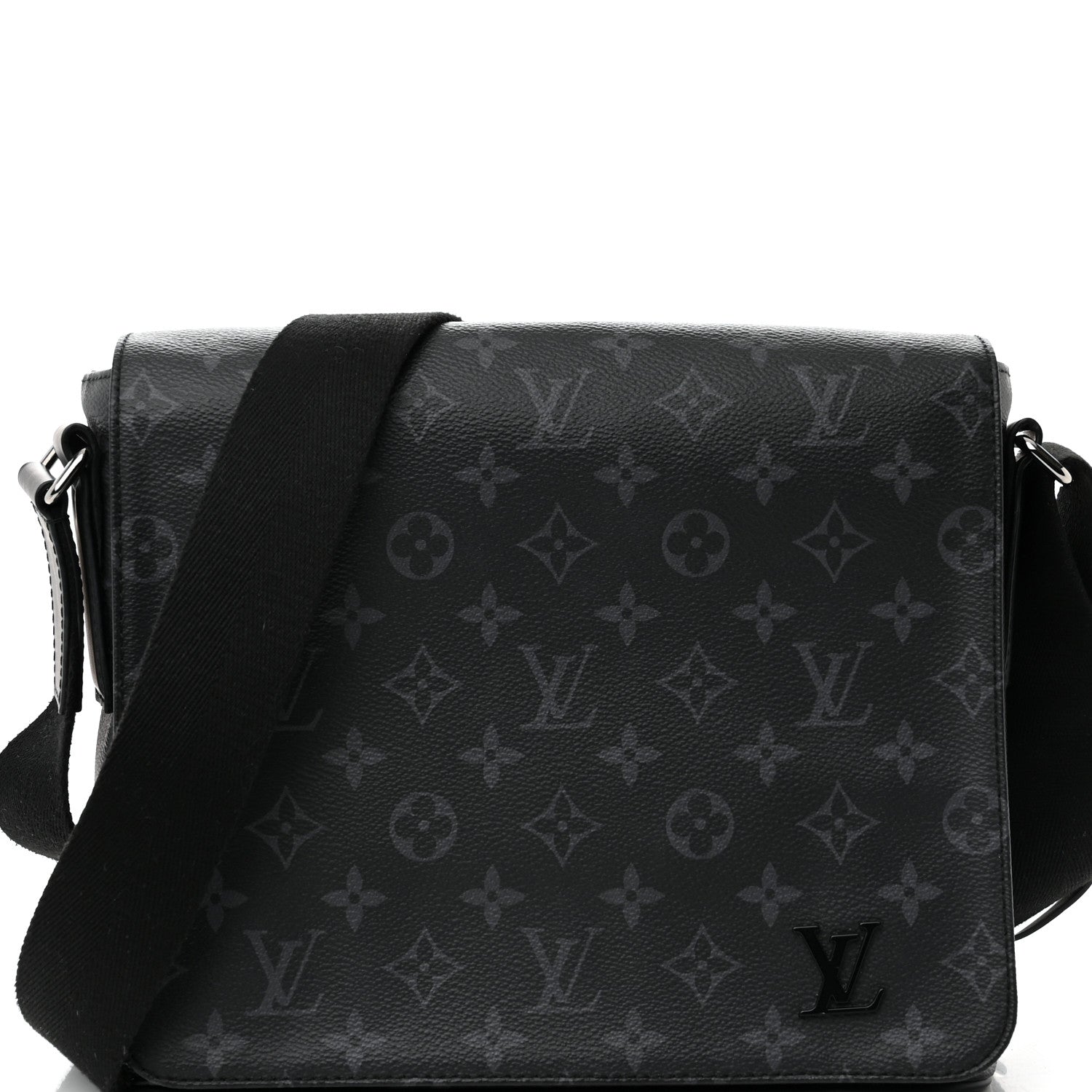 Louis Vuitton Monogram Eclipse District PM NM Black 8 of 10