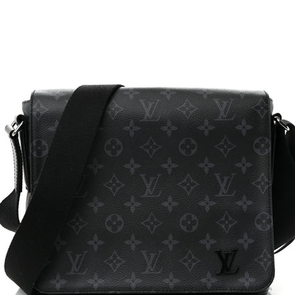 Louis Vuitton Monogram Eclipse District PM NM Black 8 of 10