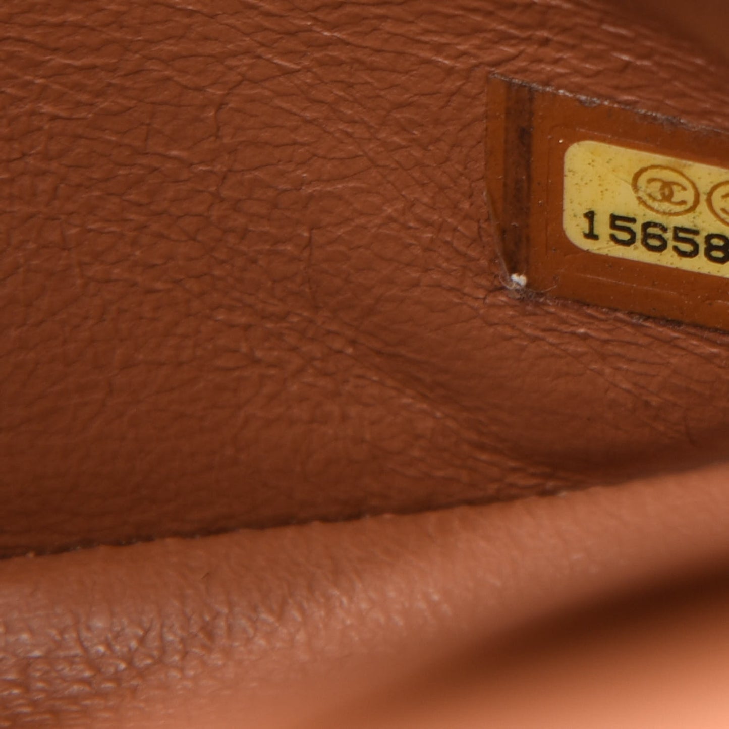 Caviar Quilted Jumbo Double Flap Light Brown