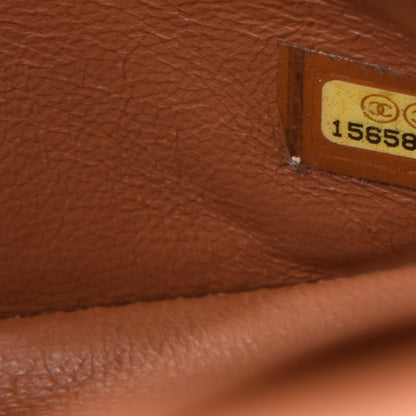 Chanel Caviar Quilted Jumbo Double Flap Light Brown 10 of 12
