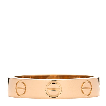 Cartier 18K Yellow Gold 3.5mm LOVE Wedding Band Ring 47 4 1 of 5