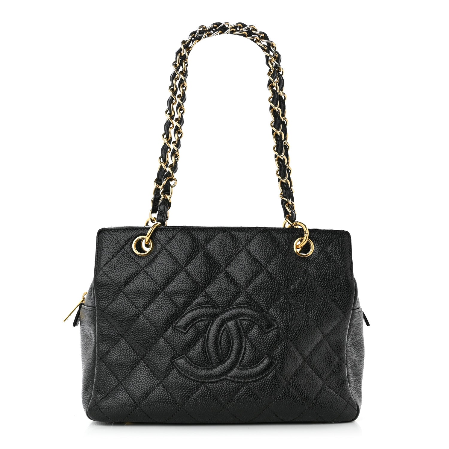 Chanel Caviar Quilted Petit Timeless Tote PTT Black 1 of 14