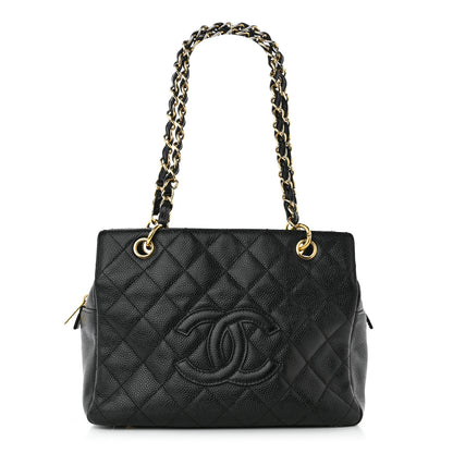 Chanel Caviar Quilted Petit Timeless Tote PTT Black 1 of 14