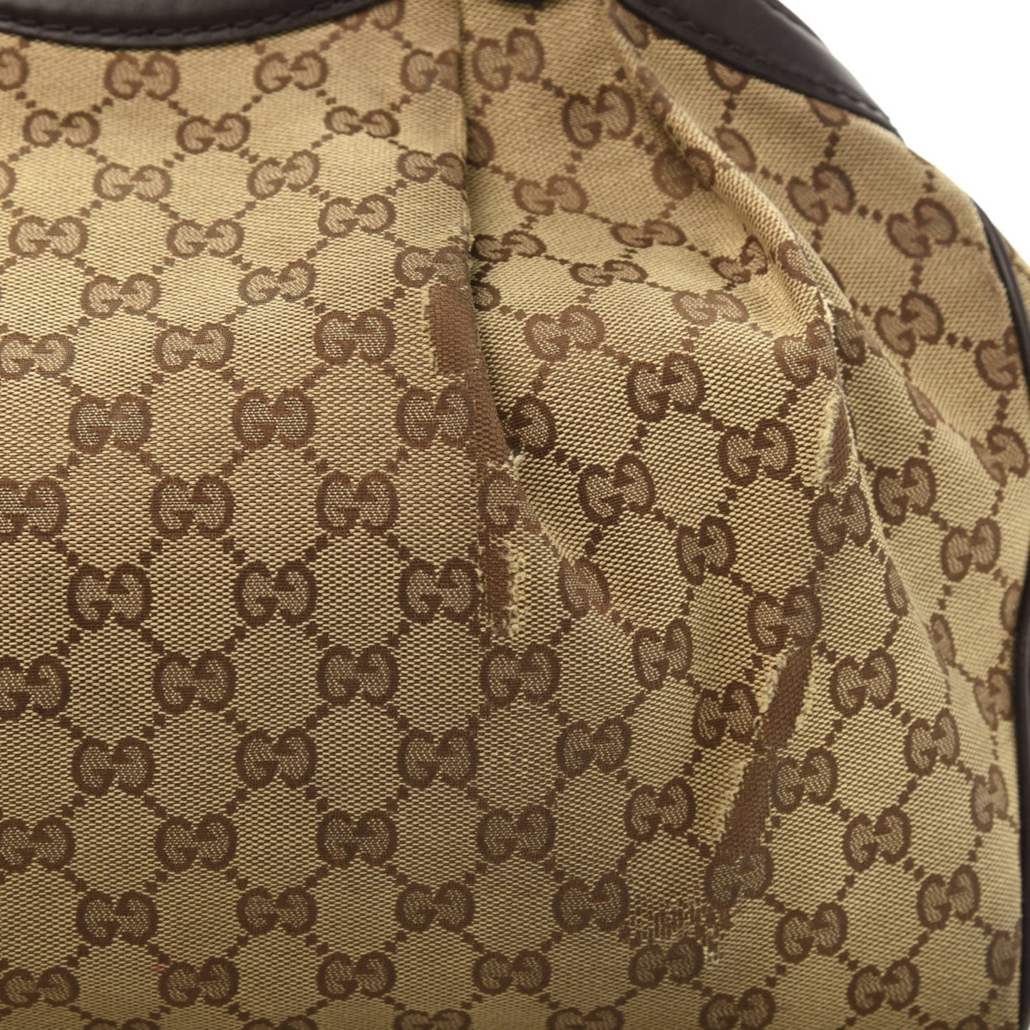 Monogram Medium Sukey Tote Dark Brown