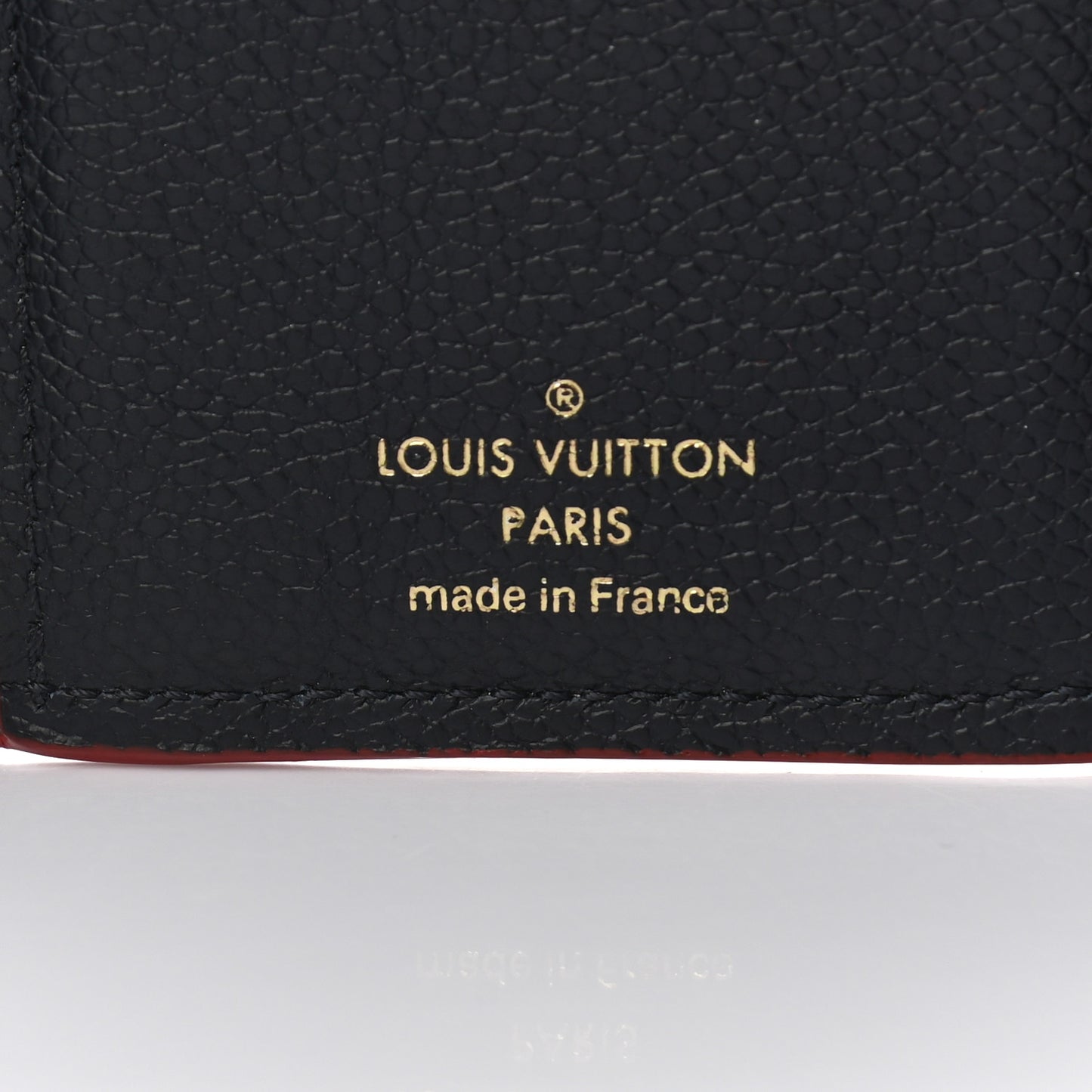 Empreinte Victorine Wallet Marine Rouge