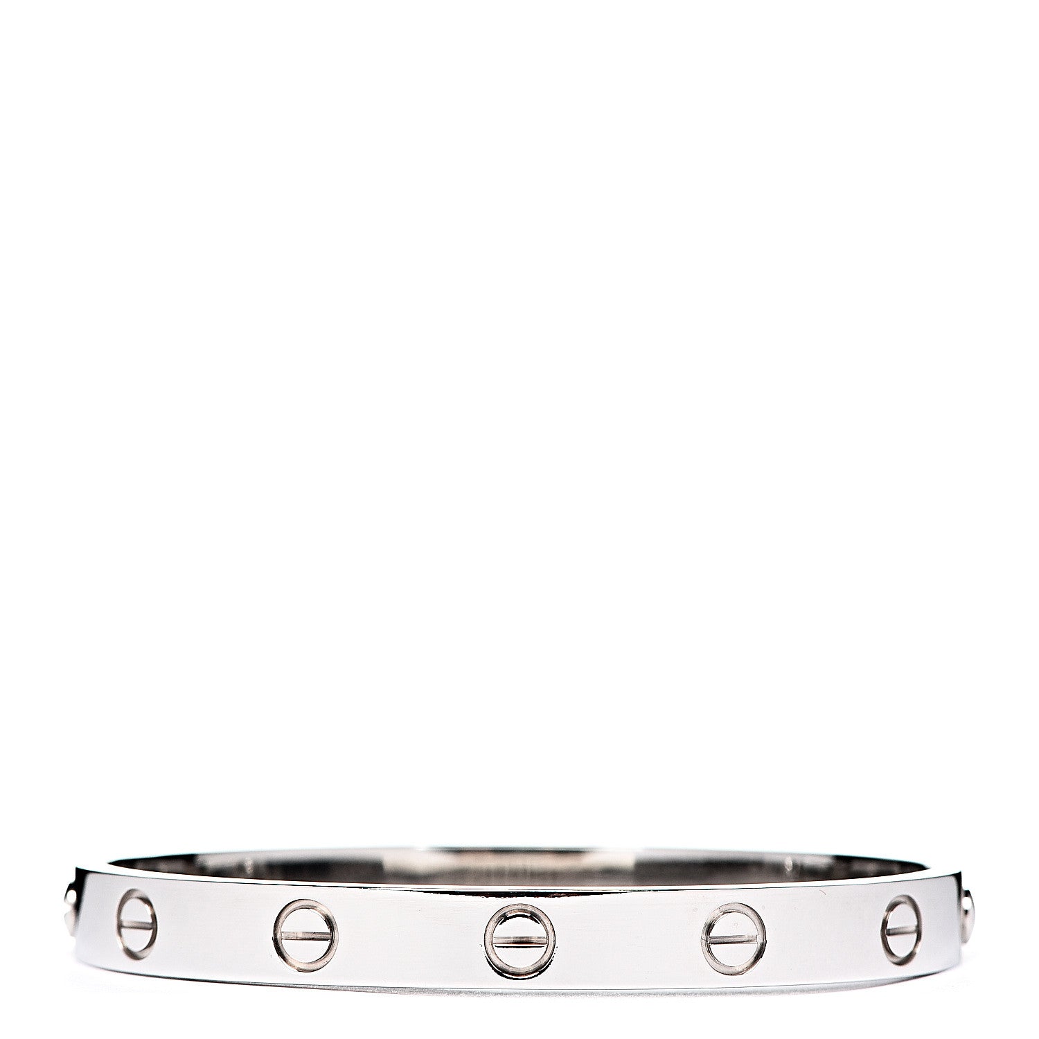 Cartier 18K White Gold LOVE Bracelet 16 1 of 5