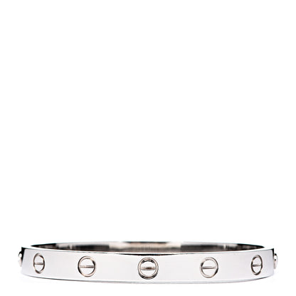 Cartier 18K White Gold LOVE Bracelet 16 1 of 5