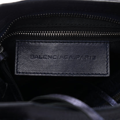 Balenciaga Metallic Agneau Classic Silver Hardware Mini City Maree 6 of 12