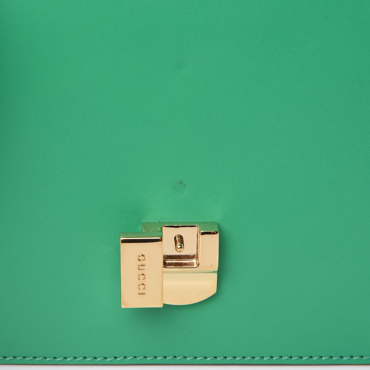 Vitello Fontanella Web Mini Sylvie Top Handle Bag Synthetic Green Garden