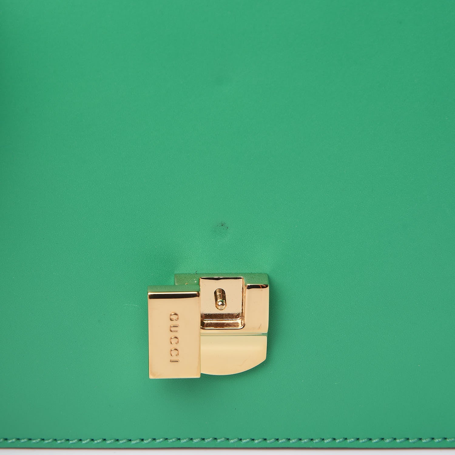 Gucci Vitello Fontanella Web Mini Sylvie Top Handle Bag Synthetic Green Garden 10 of 10