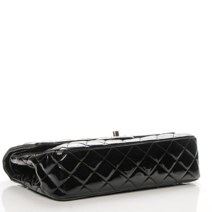 Chanel Patent Quilted Medium Double Flap Black 4 of 8