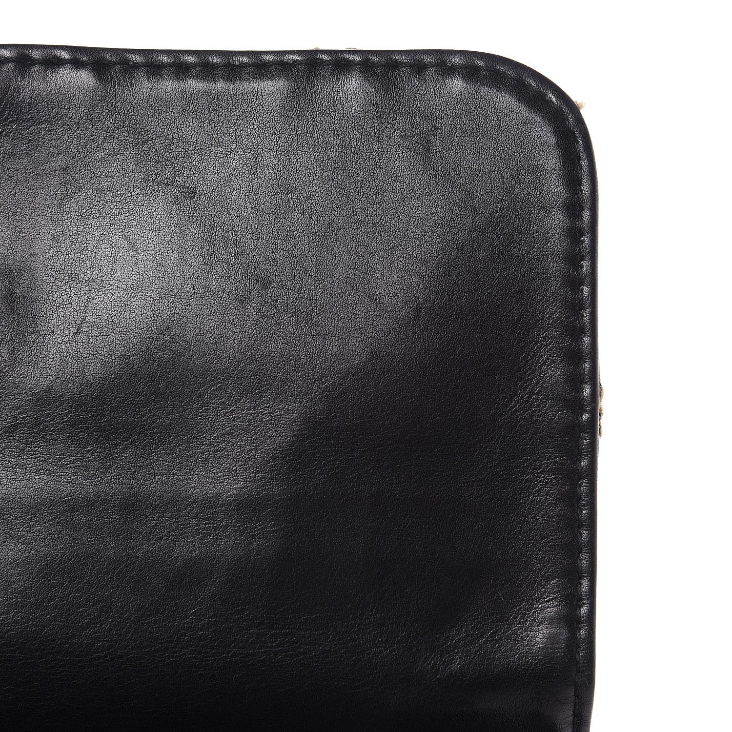 Chanel Calfskin Wild Stitch Jumbo Flap Black 19 of 19