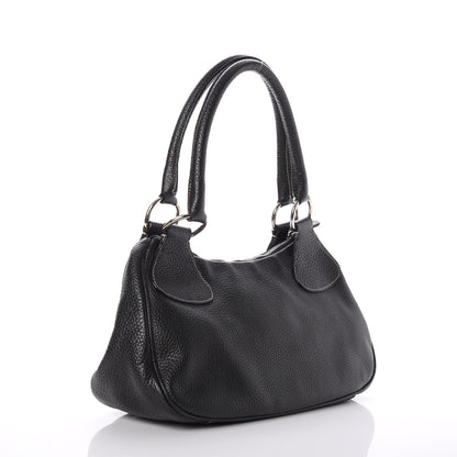Prada Vitello Daino Box Hobo Nero Black 3 of 7