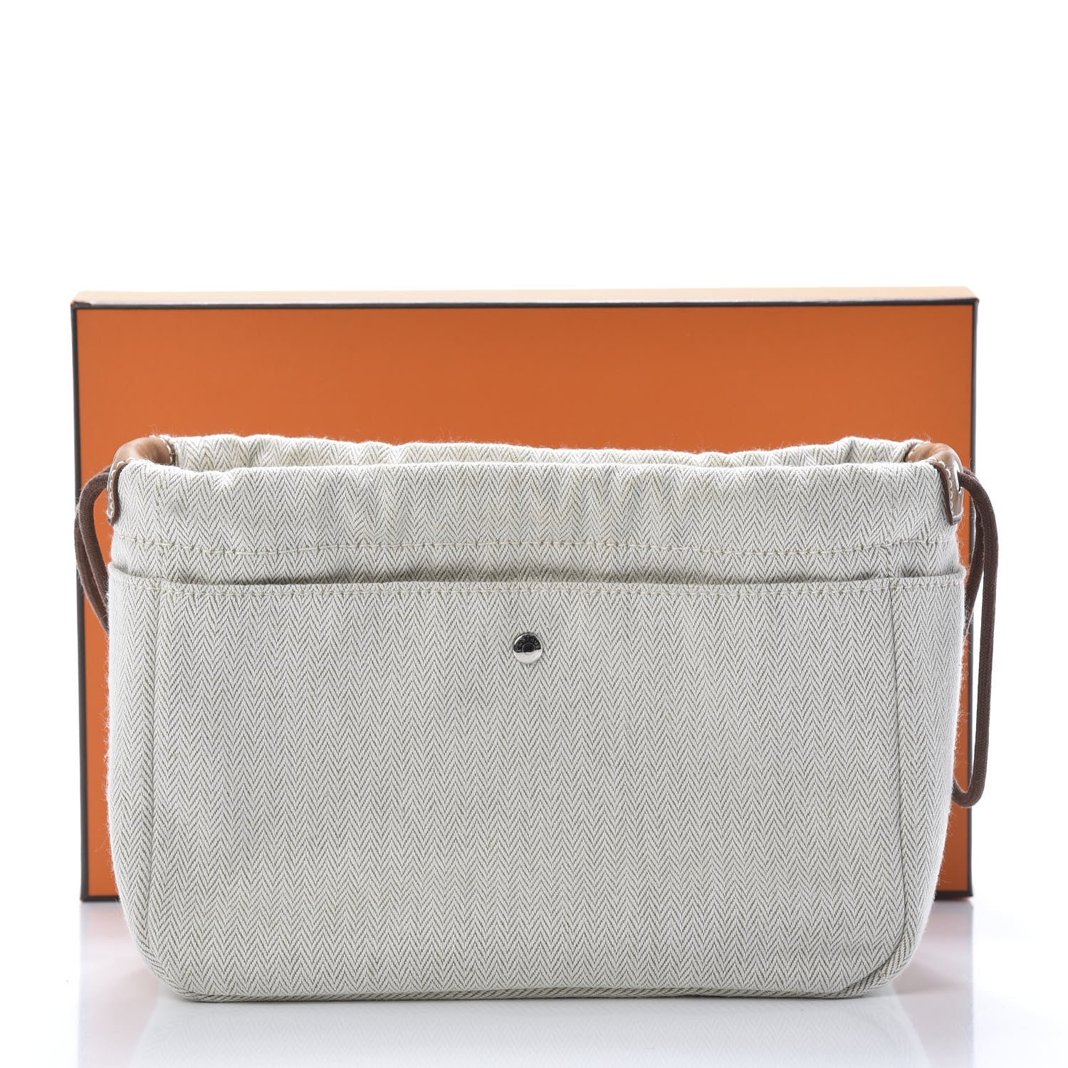Hermes Canvas Barenia Fourbi 20 PM Pouch Naturel Fauve 8 of 8