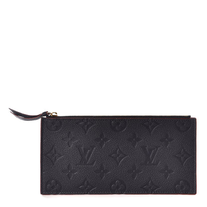 Louis Vuitton Empreinte Felicie Chain Wallet Zippered Insert Marine Rouge 1 of 8