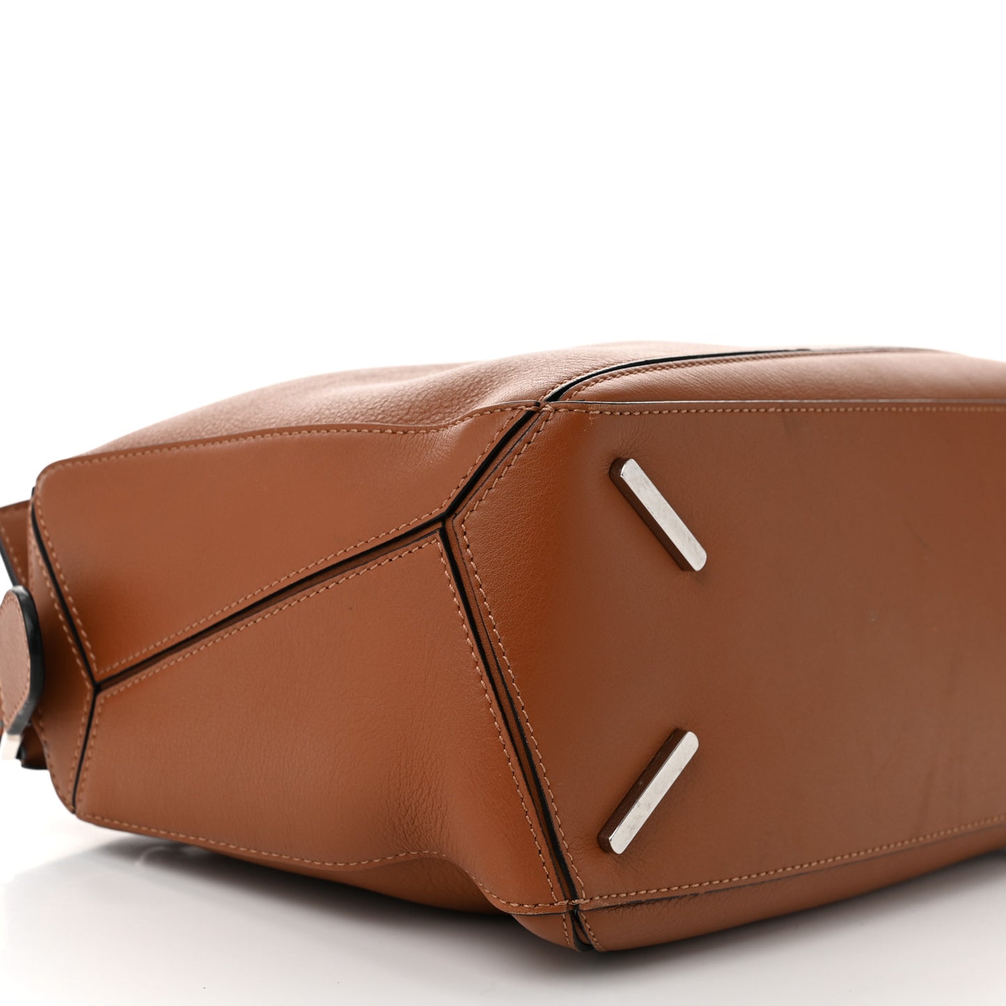 Calfskin Medium Puzzle Bag Tan