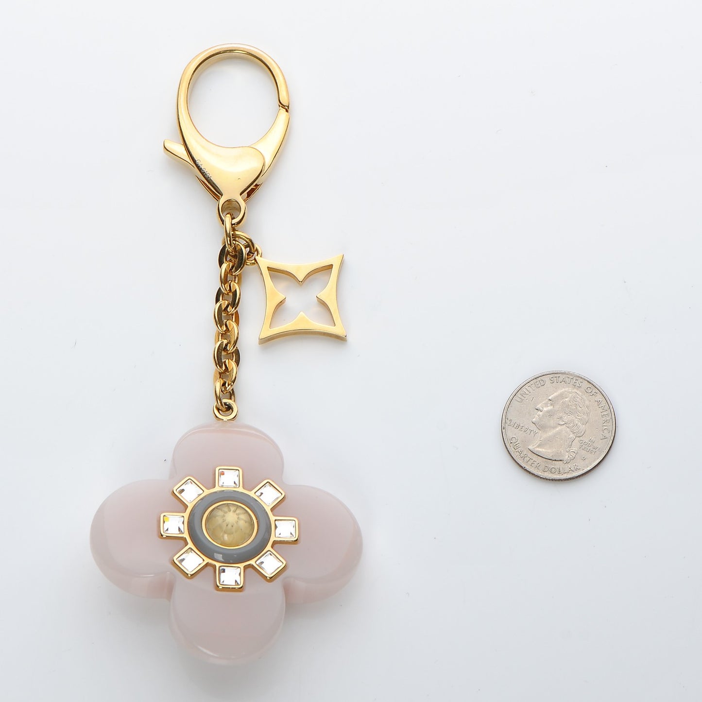 Fleur d'Etoile Bag Charm Rose