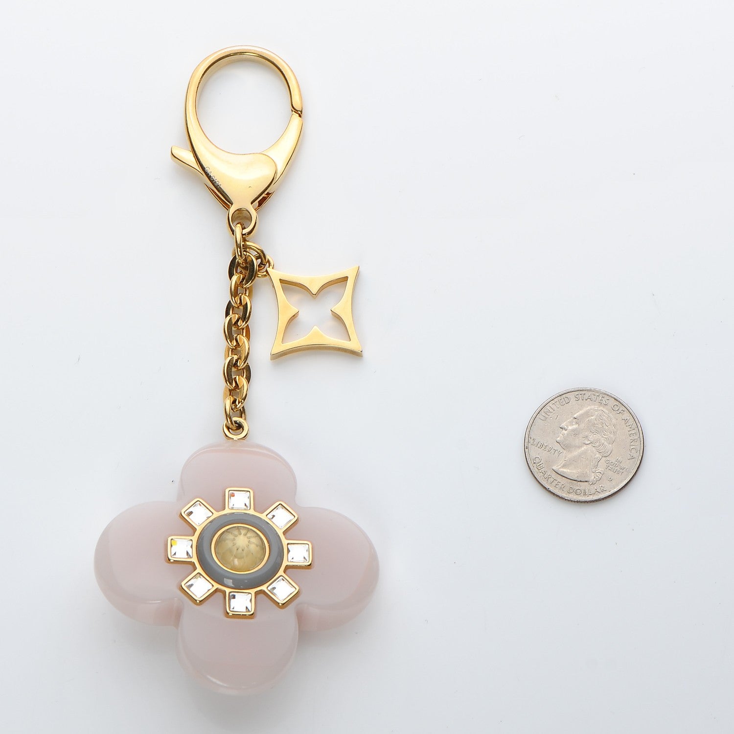 Louis Vuitton Fleur d'Etoile Bag Charm Rose 2 of 4