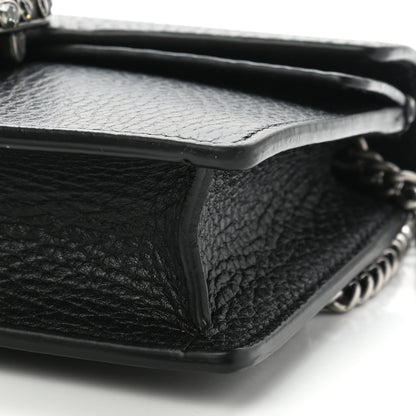 Gucci Calfskin Super Mini Dionysus Shoulder Bag Black 9 of 10
