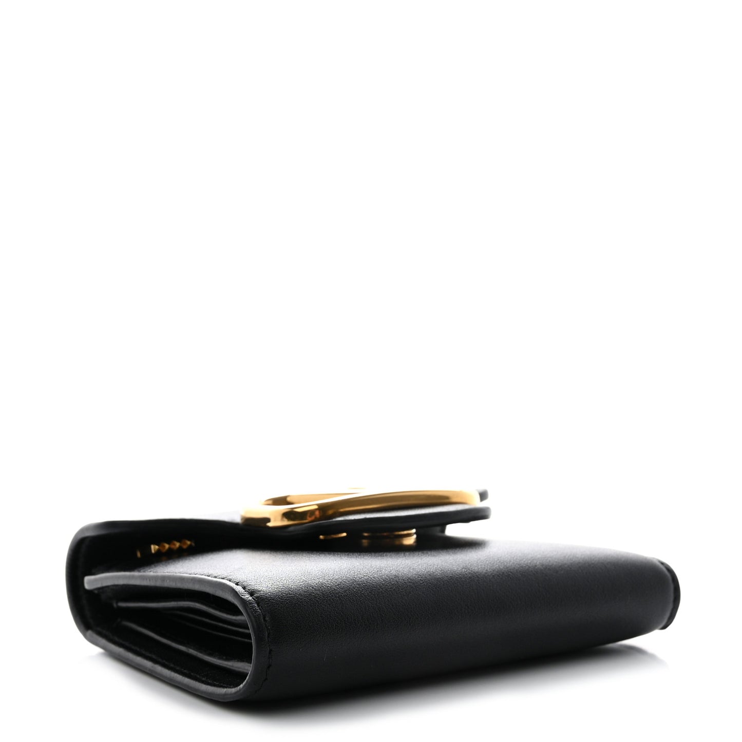 Calfskin Small Loco Wallet Black