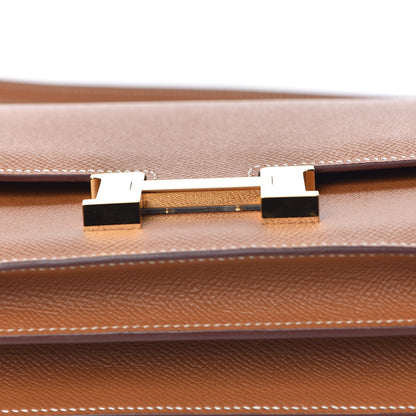 Hermes Epsom Horseshoe Constance Elan 25 Gold 23 of 26
