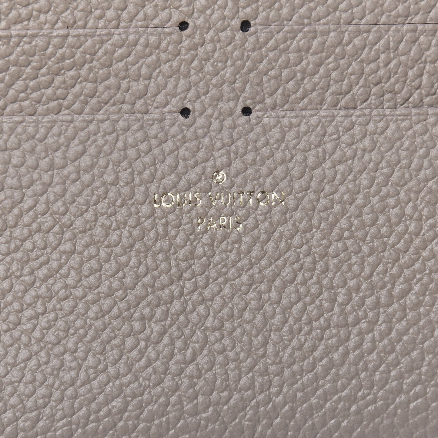 Calfskin Felicie Chain Wallet Card Holder Insert Tourterelle