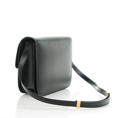 Celine Box Calfskin Medium Classic Box Flap Bag Black 3 of 7
