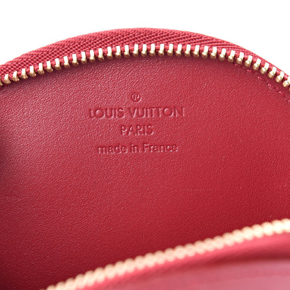 Louis Vuitton Vernis Animania Lapin Bunny Round Coin Purse Pomme D'Amour 6 of 7