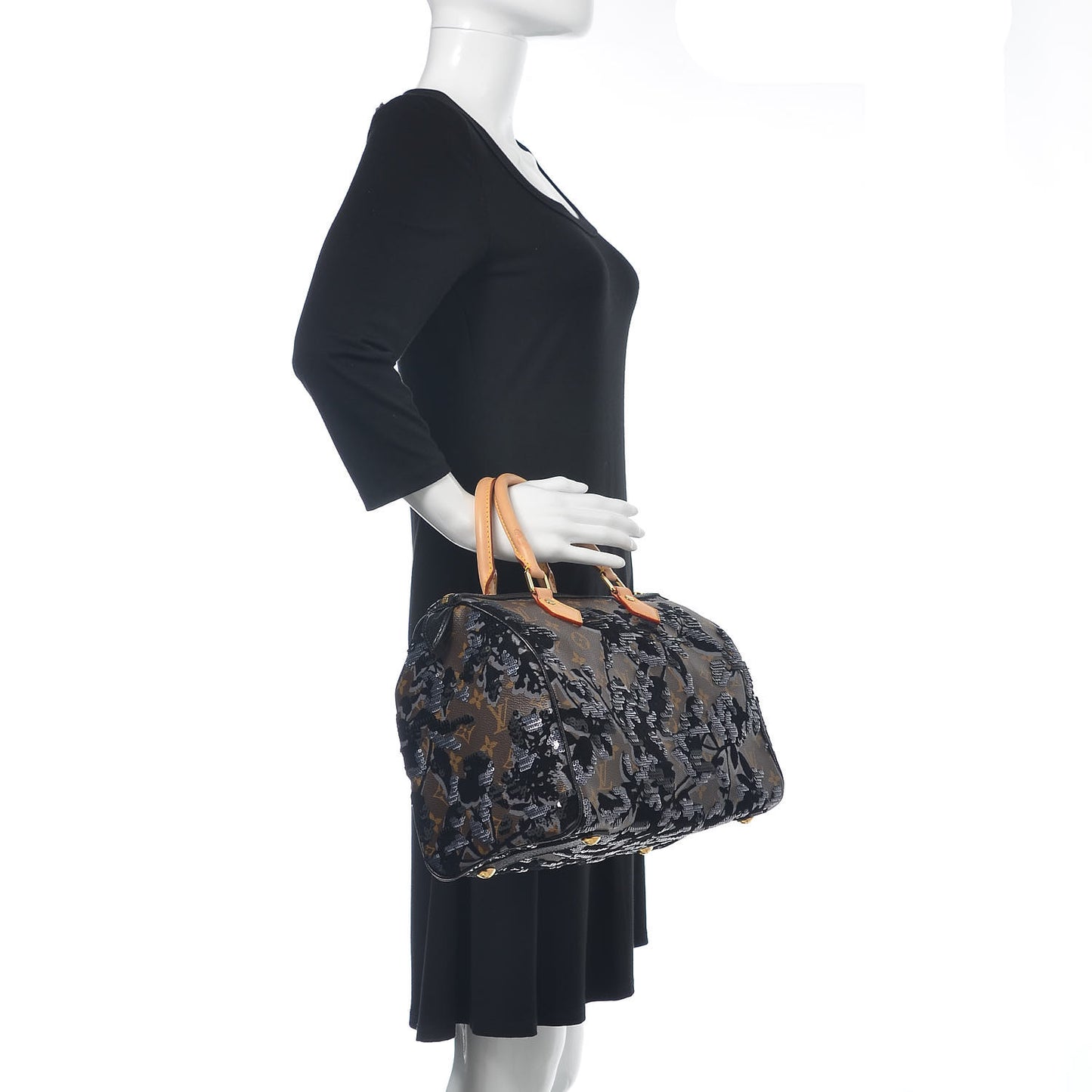 Monogram Fleur De Jais Sequins Speedy 30