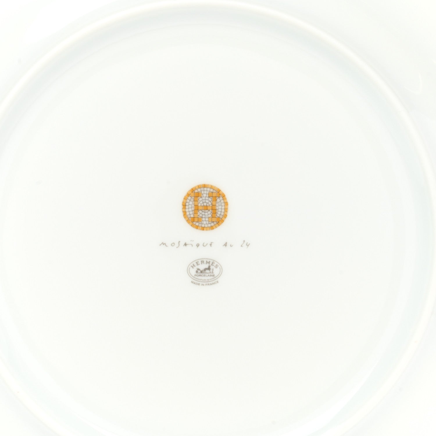Hermes Porcelain Mosaique Au 24 Dinner Plate 5 of 7