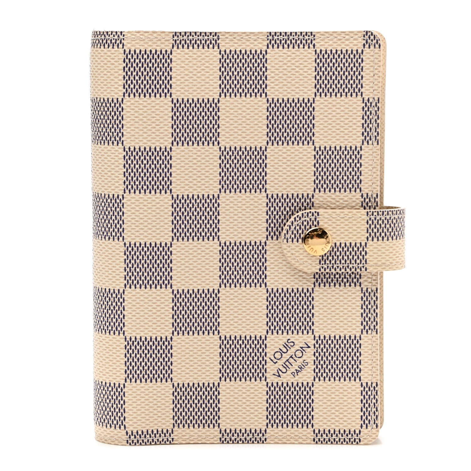 Louis Vuitton Damier Azur Small Ring Agenda Cover 1 of 6