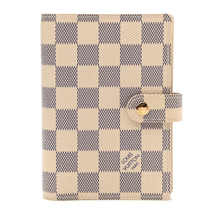 Louis Vuitton Damier Azur Small Ring Agenda Cover 1 of 6